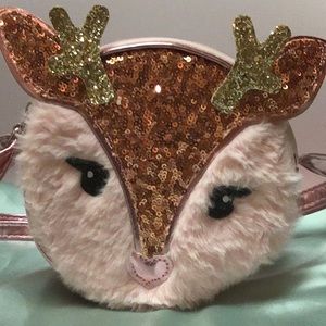💝🌸Darling Deer Doe-Eyed Sequins PURSE